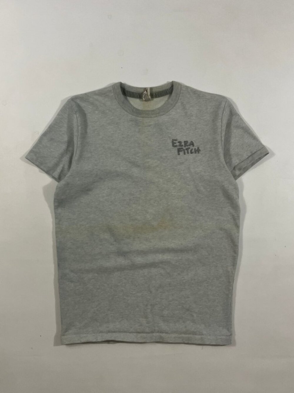 Vintage Y2K Ezra Fitch Abercrombie Heather Gray Logo Short Sleeve Tee